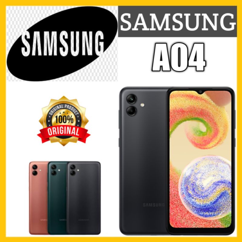 TERLARIS!! SAMSUNG A04 RAM 3/32 &amp; 4/64 GARANSI RESMI SAMSUNG INDONESIA