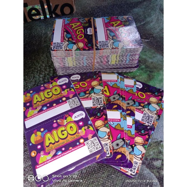 1 KOTAK VOUCHER KOSONG AXIS NASIONAL