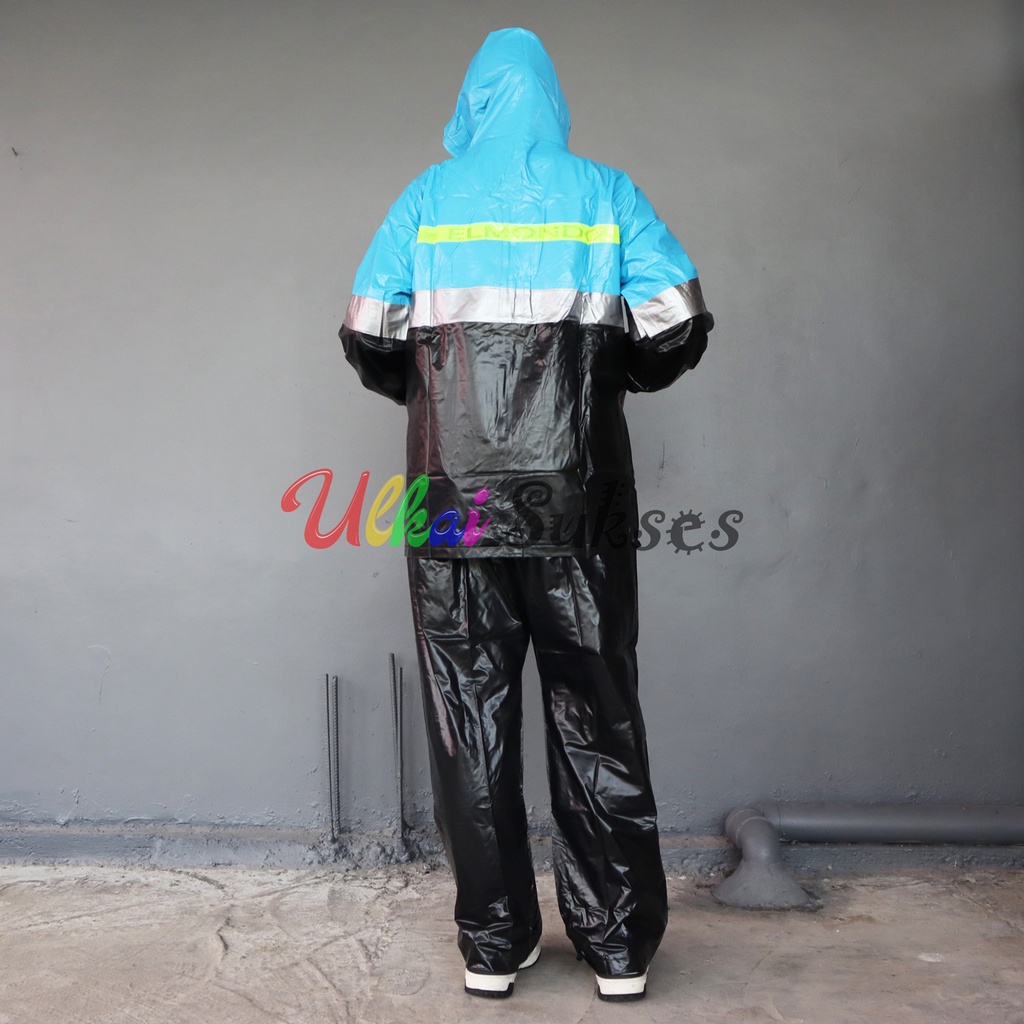 Jas Hujan Elmondo Jas Hujan Setelan Vario 908 Raincoat Murah Jas Hujan Dewasa Jas Hujan Pria Wanita Mantel Hujan Murah Jas Hujan Jaket Celana Mantel Anti Tembus Jas Hujan Elastis