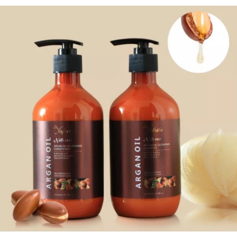 Yafeilla Shampoo dan Conditioner Argan Oil 500ml