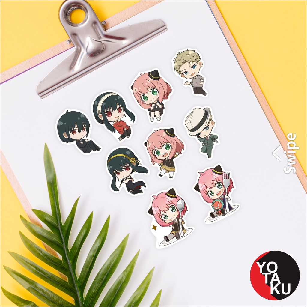 

Stiker Sticker Anime Spy X Family SA15604 Anya Loid Yor YOTAKUSHOP
