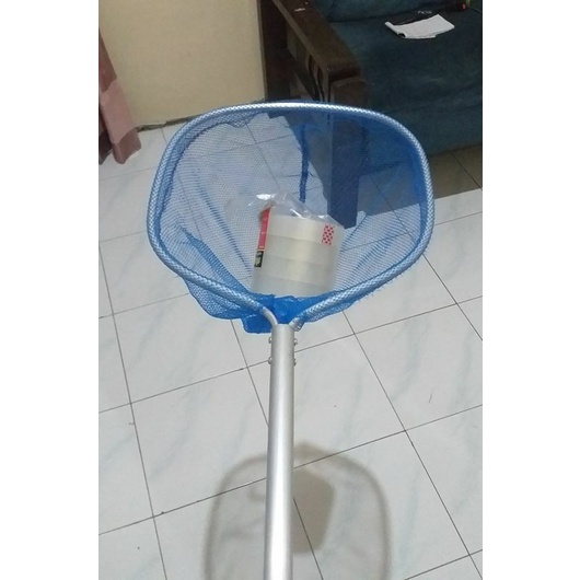 Serok ikan Gagang Almini Diameter 30cm-28cm