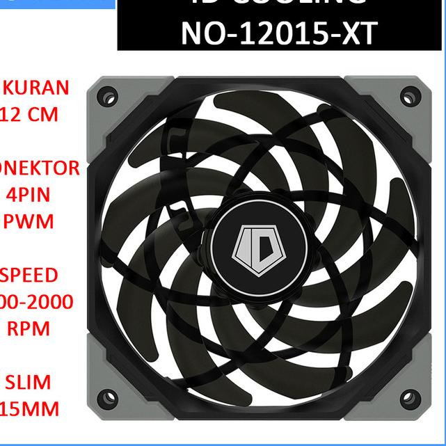 ID COOLING NO 12015 XT 12CM PWM KIPAS CASING ID-COOLING NO-12015-XT