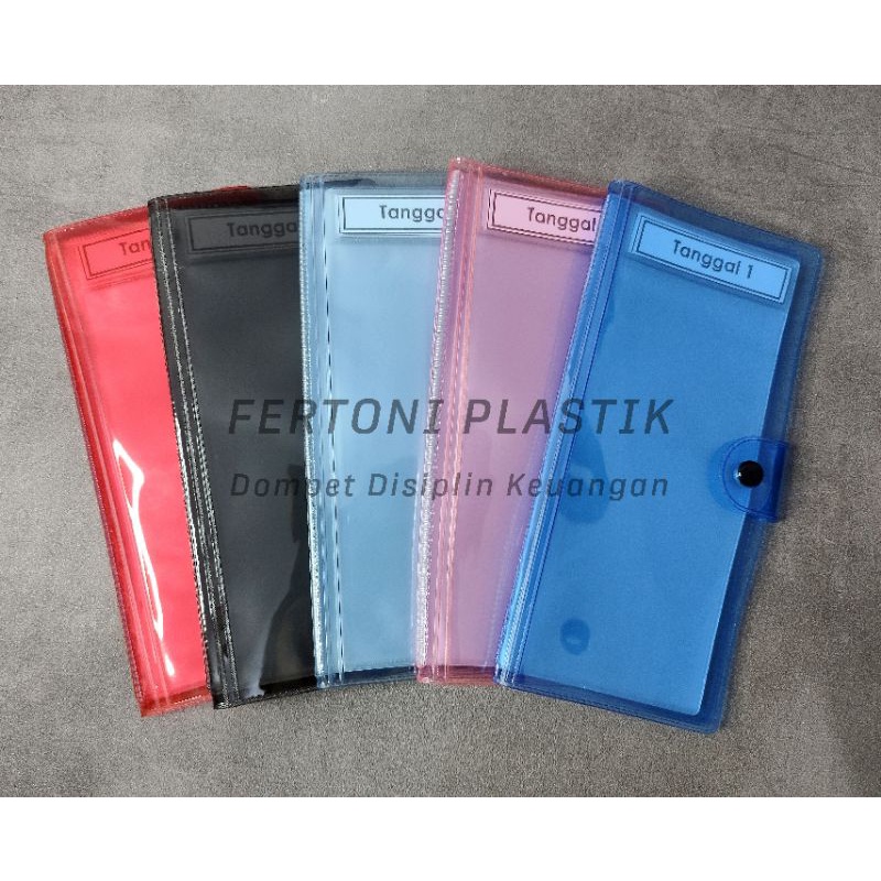 Dompet Disiplin Keuangan Bulanan / Dompet Organizer Keuangan 32 Slot Polos