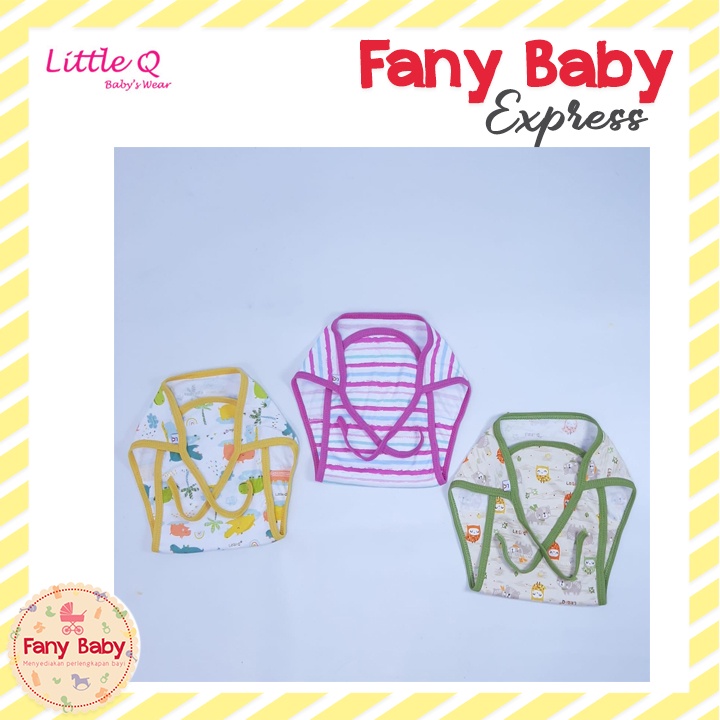 LITTLE QUEEN POPOK KAIN TALI MOTIF ISI 3 PCS / RANDOM