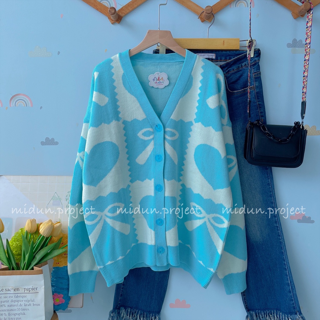 MISKA CARDY | CARDIGAN MOTIF PREMIUM