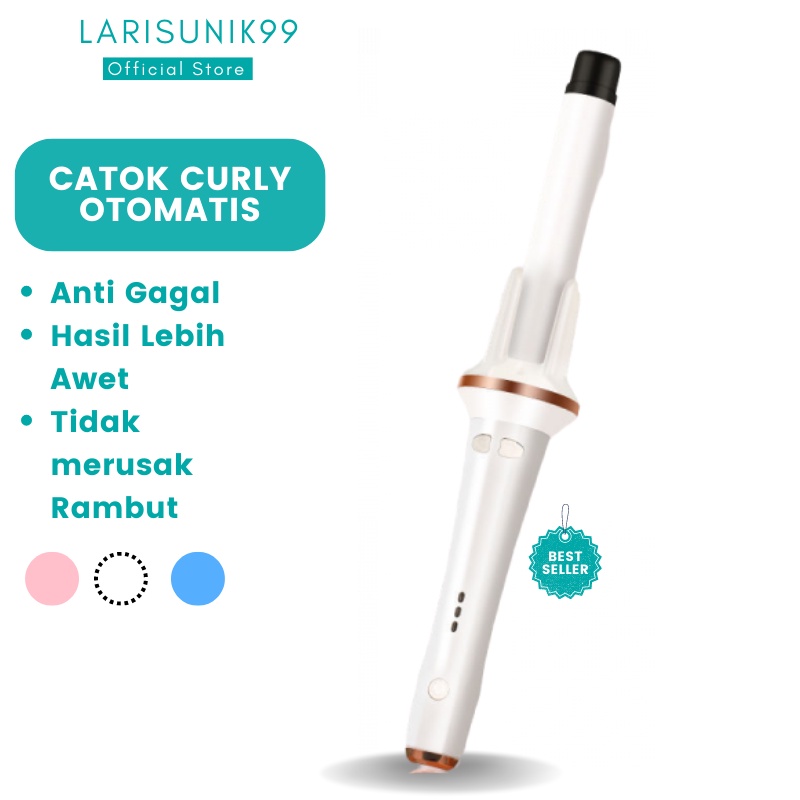 Catok Automatic Curly Wanita Perawatan Kecantikan Pengeriting Catokan Keriting Otomatis Catokan Rambut Terbagus Kriting Curler Pengkriting Pengriting Alat Kerli Rambut Ion Ori Original Premium Terbaru