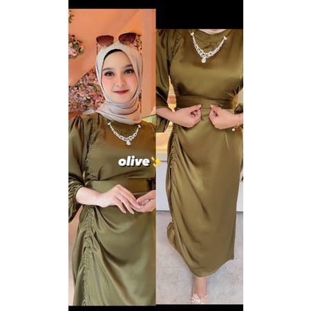 Laura Dress SILK DRESS WANITA KONDANGAN BRIDESMAID / BAJU DEWASA MURAH TERBARU 2022 / Dress Pesta