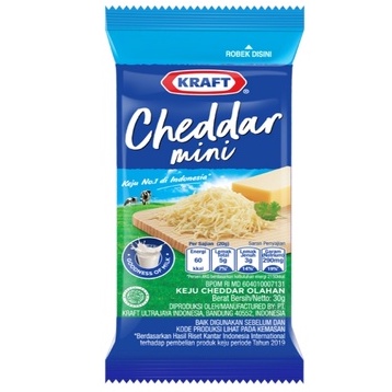 

kraft keju cheddar kemasan 30 gr