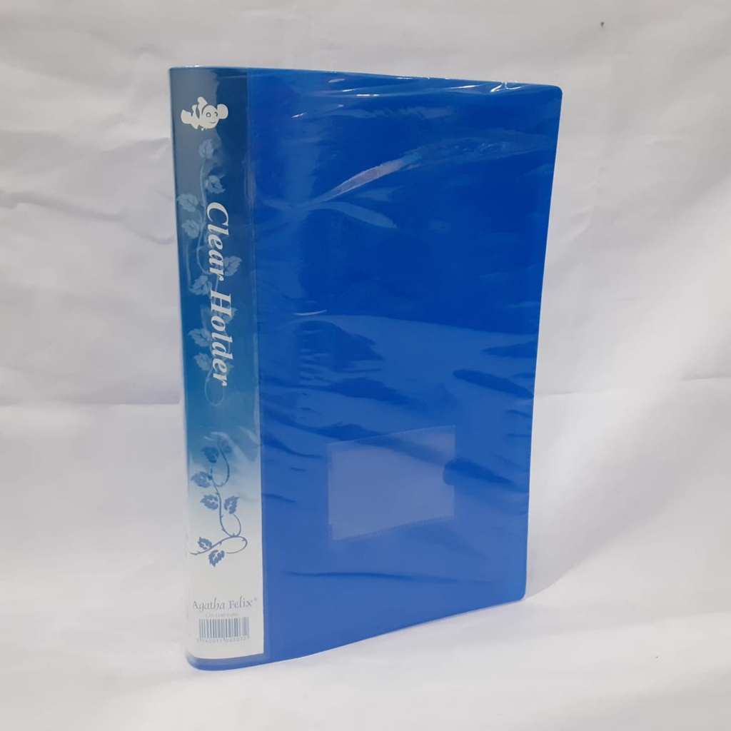 

Clear Holder - Dokumen Keeper Folio Isi 60 Lembar - Biru - Agatha Felix
