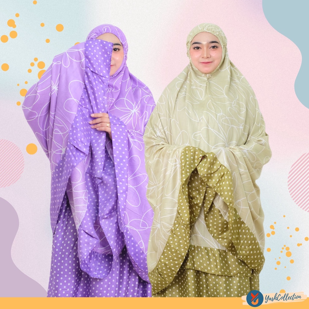 YashCollection Mukena Dewasa Bali Mukena Cemara LAMIA Jumbo-8