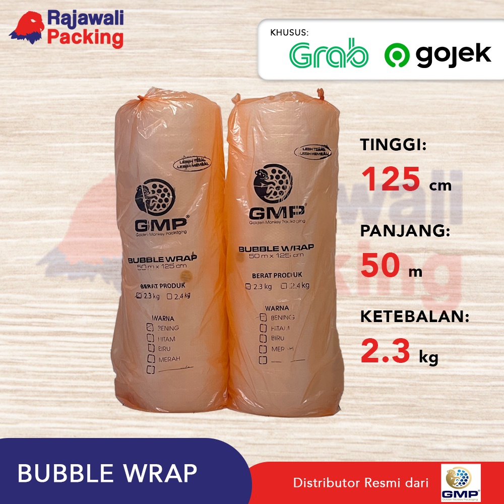 

Bubble Wrap WHITE 50m x 125 cm GMP 2.3kg