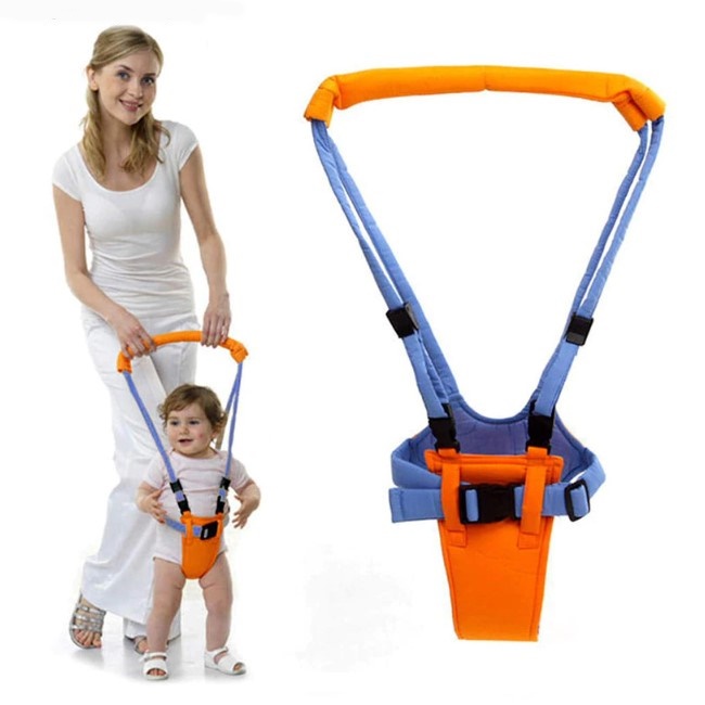 Alat Latihan Jalan Bayi Sabuk Pengaman Anak Jalan Balita Baby Assistant Harnesses Baby Walker Toddler Harness Assistant Adjustable Walking Belt Strap Infant Learning Walking Leashes Kid Safety Wing Carries Belt