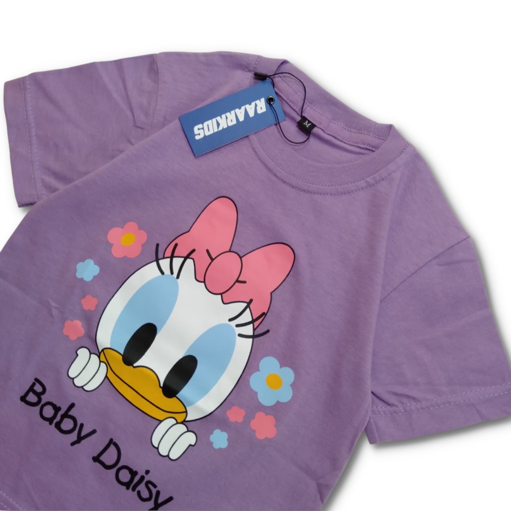 Raarkids atasan kaos anak perempuan laki laki premium motif bebek duck baby daisy