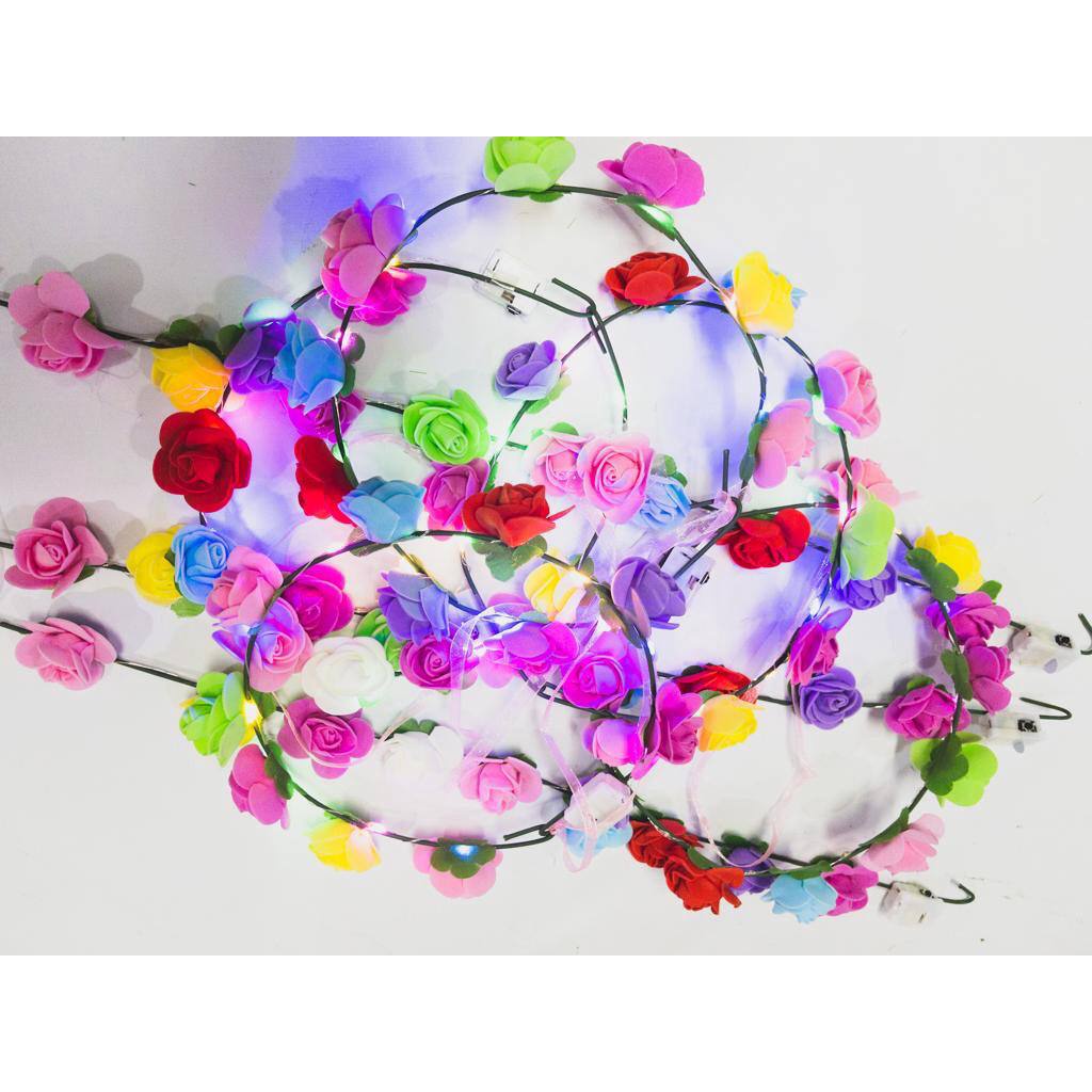 BANDO FLOWER CROWN / BANDO MAHKOTA BUNGA LINGKAR / BANDO BUNGA LINGKAR / FLOWERCROWN / BANDO CANTIK MURAH