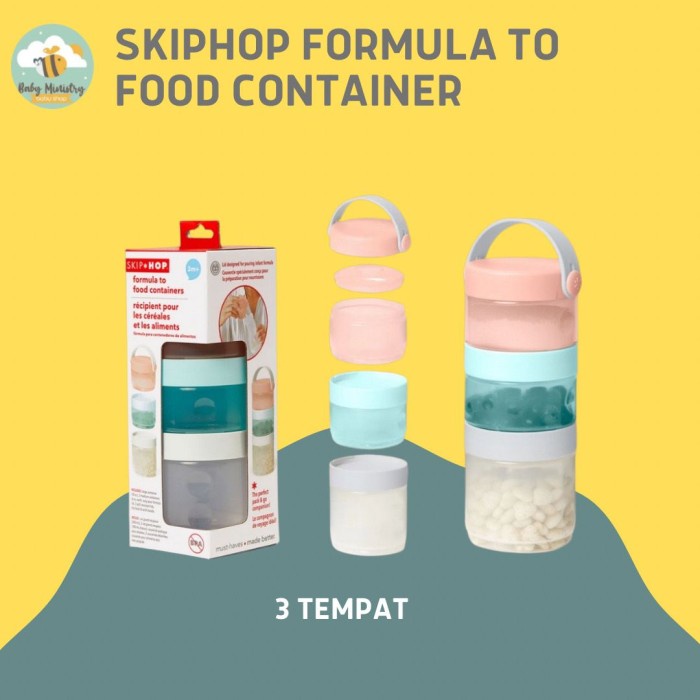 SKIP HOP FORMULA TO FOOD CONTAINERS / BABY FOOD CONTAINER / MPASI / PENYIMPANAN