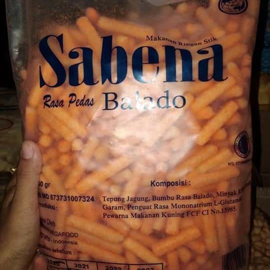 

T0P SNACK SABENA STICK BALADO JAGUNG BAKAR KEJU JAJANAN KILOAN 360G NICE