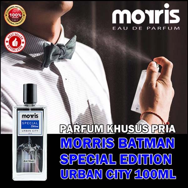 [EDP BATMAN EDITION] [100ML] [BPOM] Morris Batman Special Edition 100ml - Urban City_Cerianti