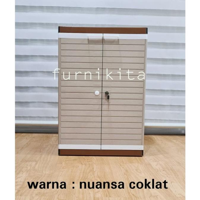 

LEMARI PLASTIK CLUB MINI SUSUN 2 KUNCI GRAND LEMARI SERBAGUNA stock ready