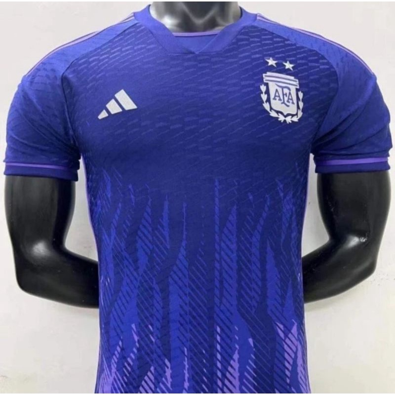 JERSEY ARGENTINA AWAY PLAYER ISSUE PIALA DUNIA 2022 GRADE ORI
