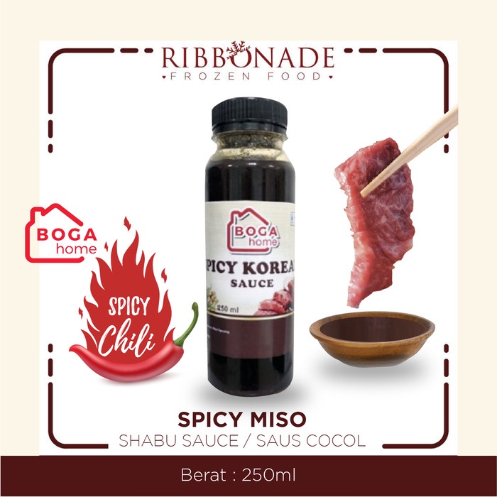 

SPICY MISO SAUCE SAUS PEDAS YAKINIKU SAOS COCOL DAGING MARINASI
