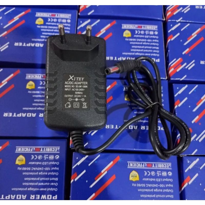 Adaptor 24V 1A Switching/Adapter Charger Diameter Jack DC 5.5mm