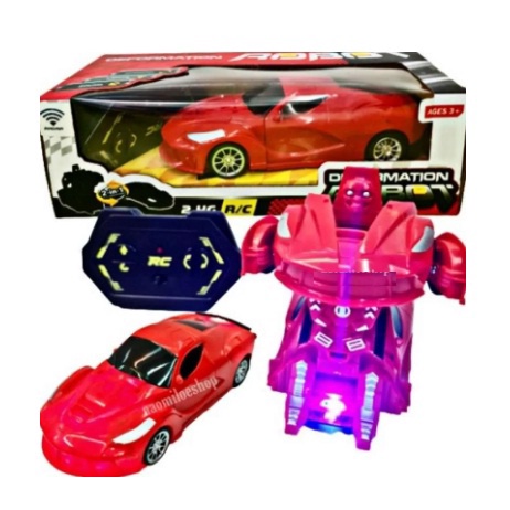 bumble bee Deformation Robot RC Mainan Mobil Berubah Jadi Robot - bumbleBEEdeform 0823B