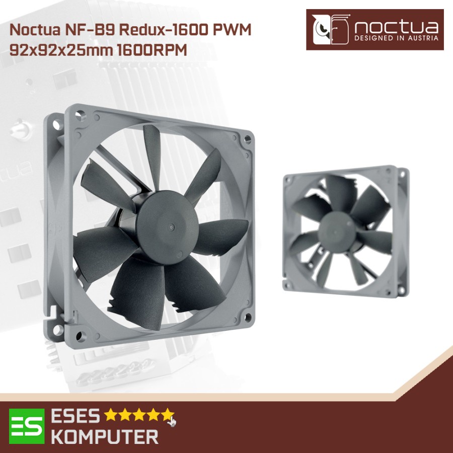 Fan Noctua NF-B9 Redux-1600 PWM | 9.2CM 92MM 1600RPM