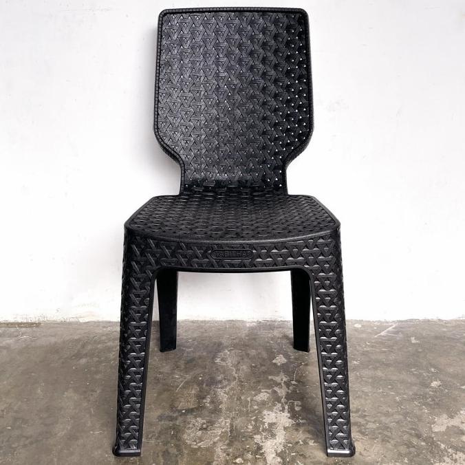 Kursi Sender Plastik Motif Rotan