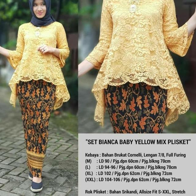 SETELAN KEBAYA BRUKAT JUMBO