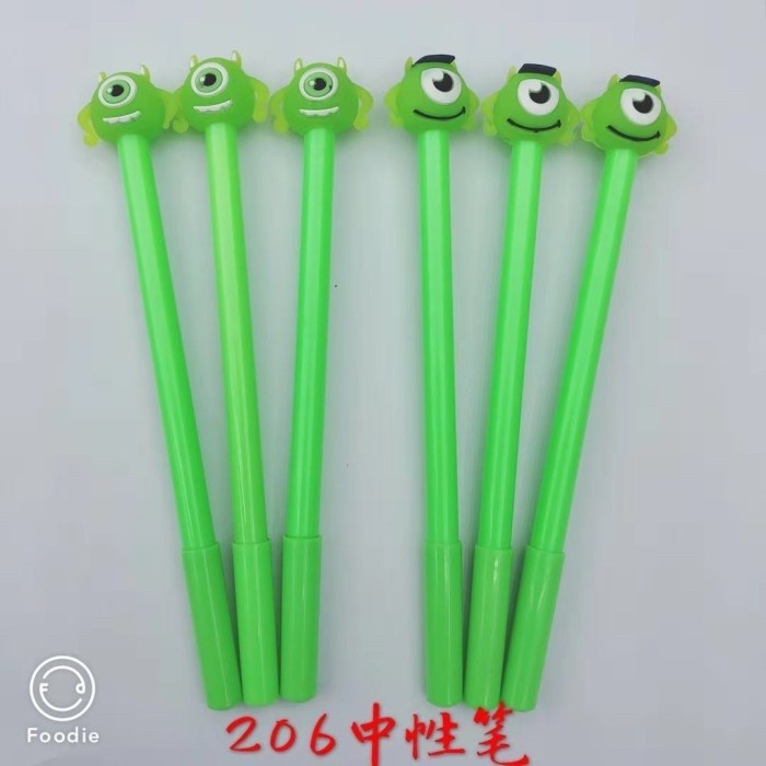

Pen gel kepala karet monster ink isi 12 ols76