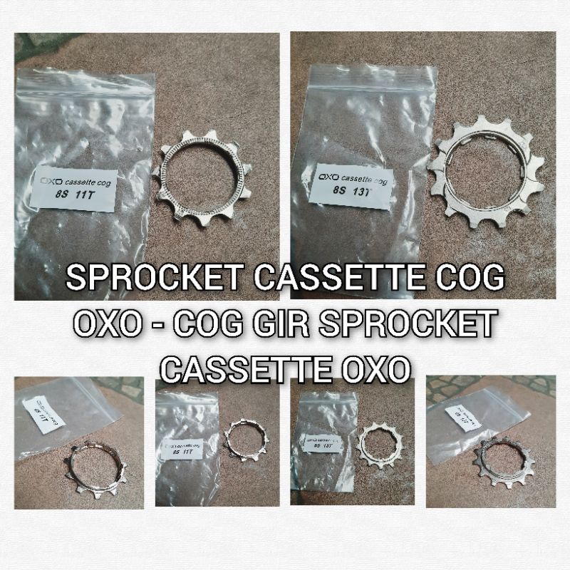 SPROCKET CASSETTE COG OXO - COG GIR SPROCKET CASSETTE OXO