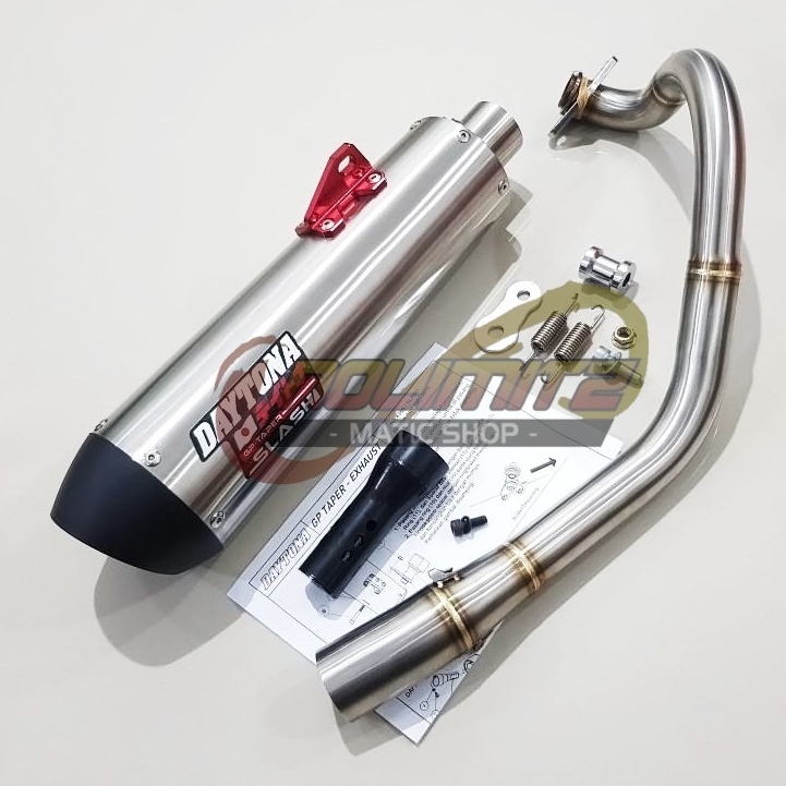 Knalpot Daytona Racing Slash GP Taper FREE DB Killer Honda ADV 150