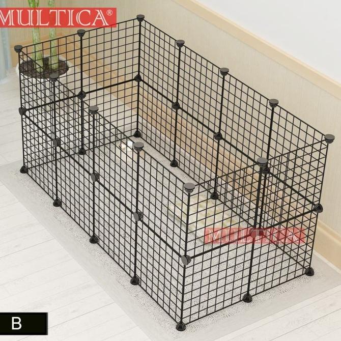 Multica Kandang Kucing / Kandang Anjing / Kandang Besi Lipat Tebal