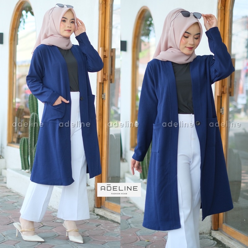 Milano Kardigan LD100 - Cardigan Wanita Korea Kasual Outer / R.7 - 293-6790