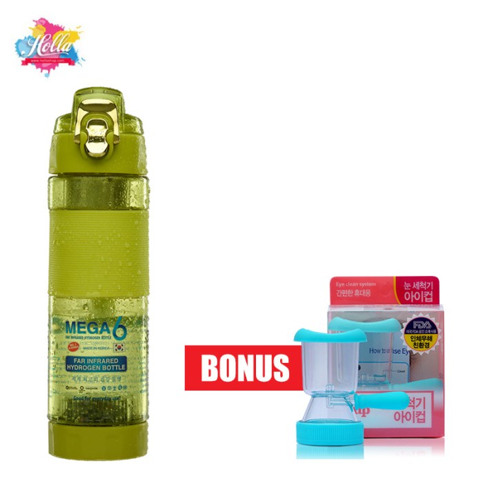 Botol Minum Mega 6 Far Infrared Hydrogen Water 600ml