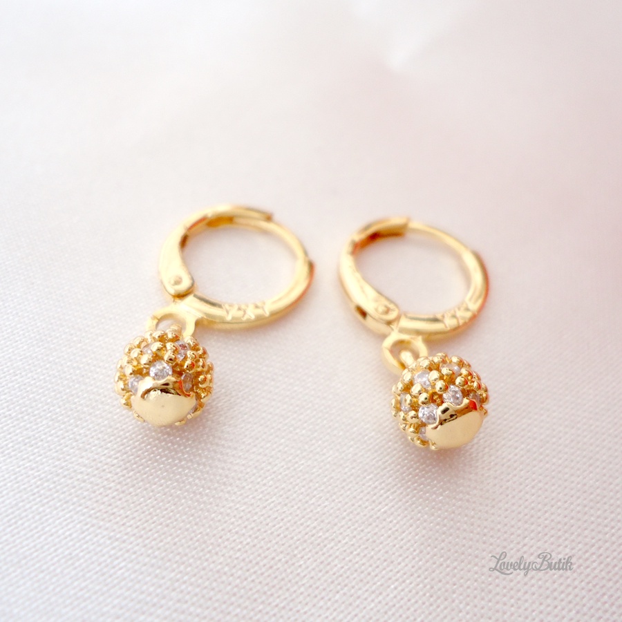 Anting Clip Xuping Anak Dewasa Lapis Emas 24K Nady4 Perhiasan Fashion Wanita Anting Korean Style Lovelybutik