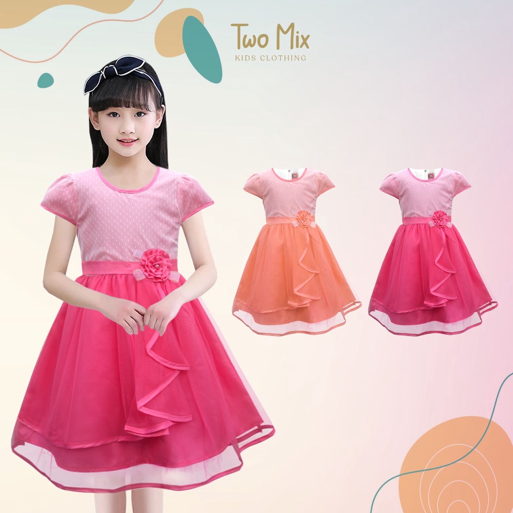 Two Mix Baju Pesta Anak dan Dress anak Cewek - Baju Anak Perempuan 4061
