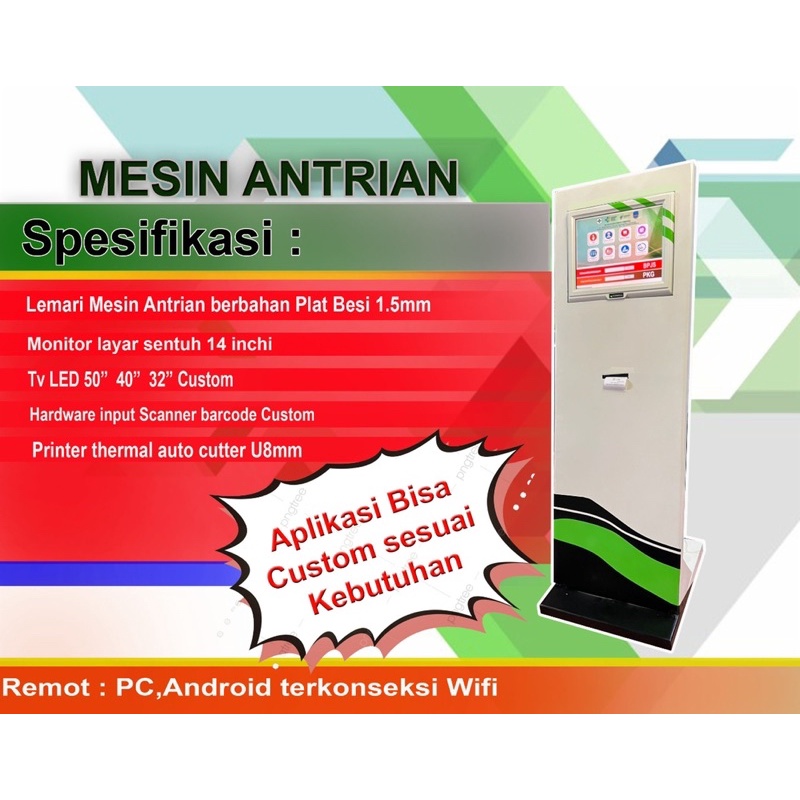 Jual Mesin Antrian Layar Sentuh Shopee Indonesia