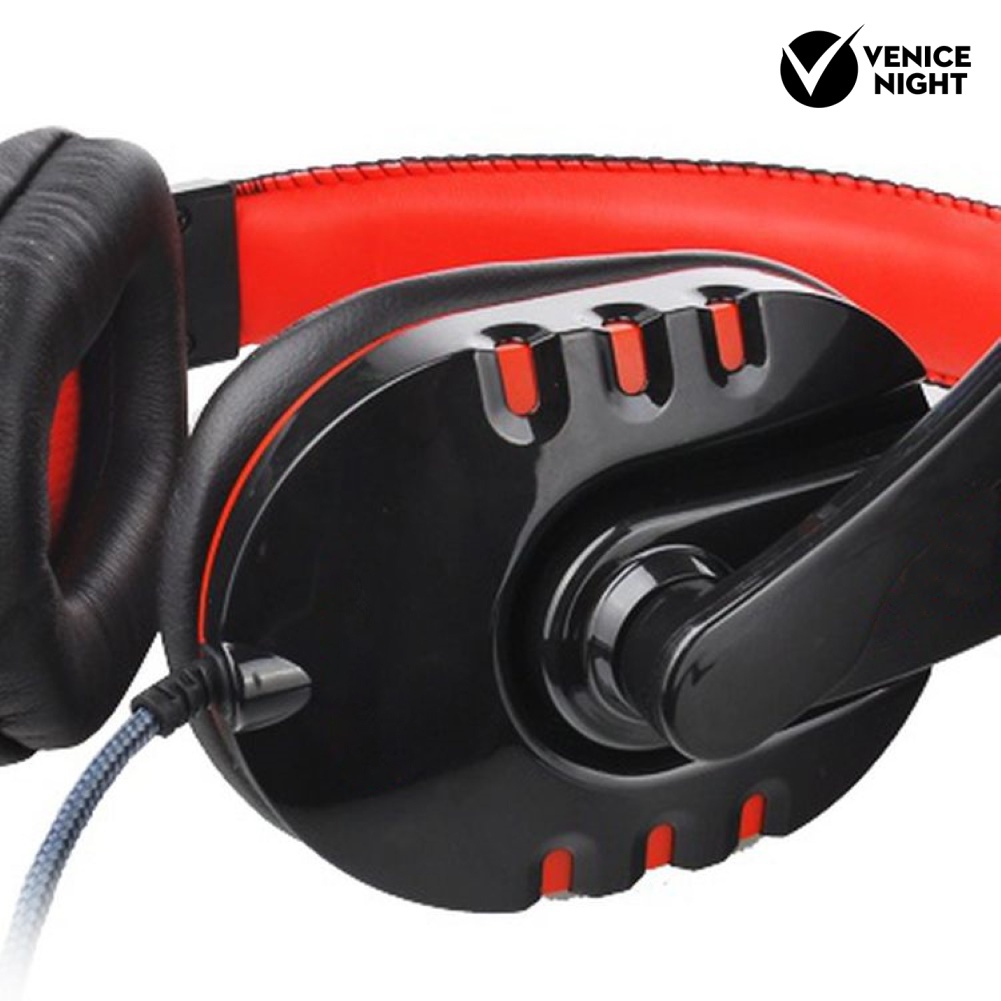 (VNEP) (Berkabel) VP-X9 3.5mm Over-ear Headphone HiFi Bass Surround Stereo Headset dengan Mic