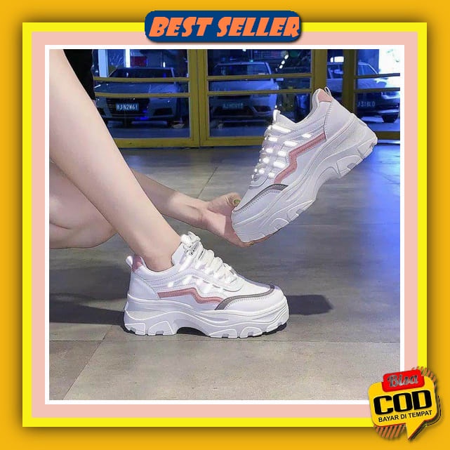 Sepatu Wanita Sneakers Sepatu Sneakers Korean Style Fashion Remaja Keren Import Original 100% Kekini
