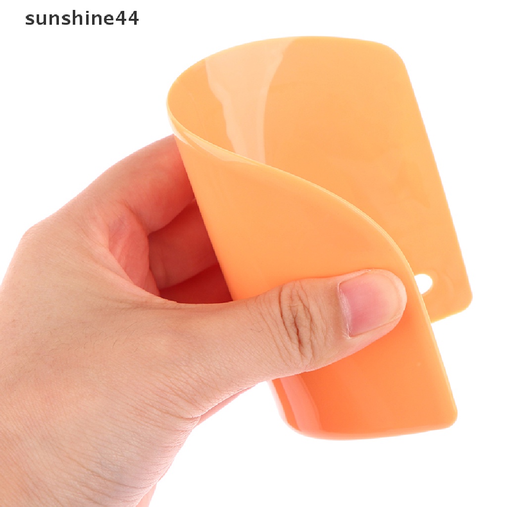 Sunshine Spatula Scraper Adonan Krim Kue / Roti Bahan Plastik Flexible Lembut