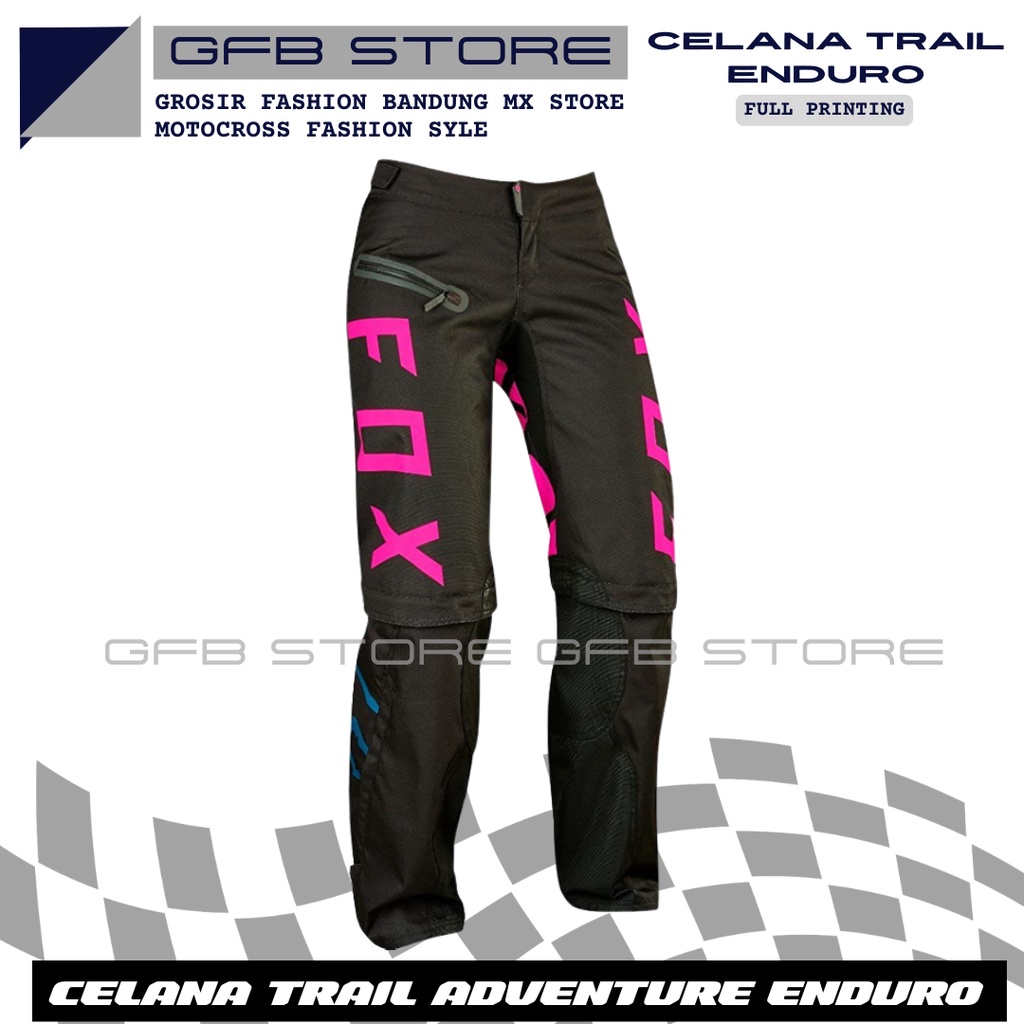 Celana Trail Enduro Motocross Adventure Gas track lingkar besar