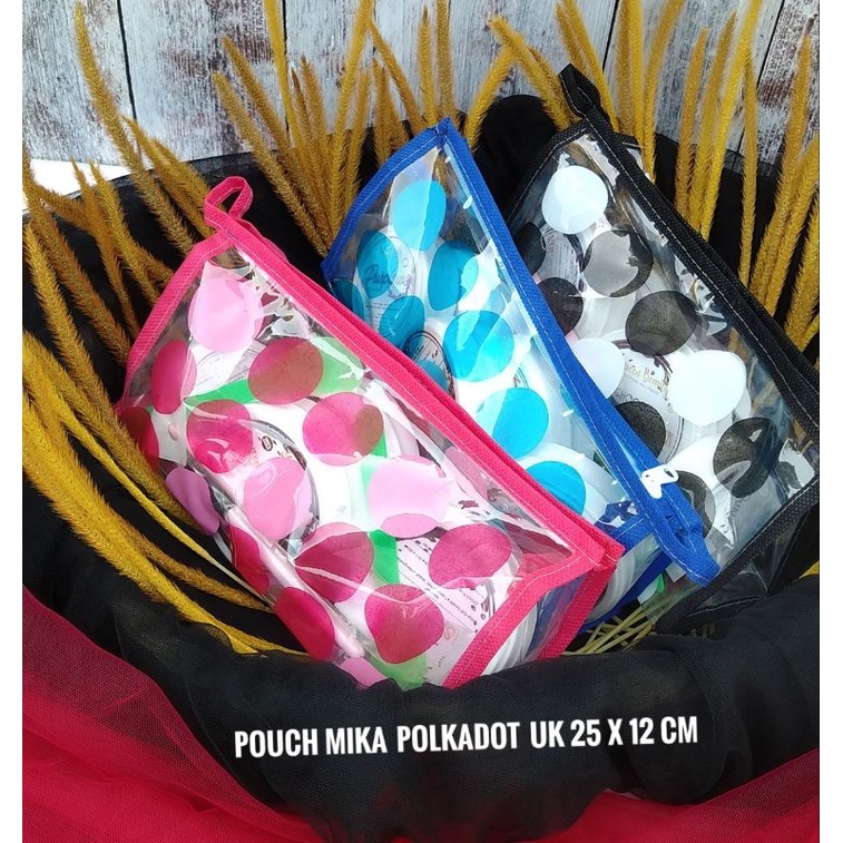 POUCH MIKA/TEMPAT PENCIL MIKA MURAH