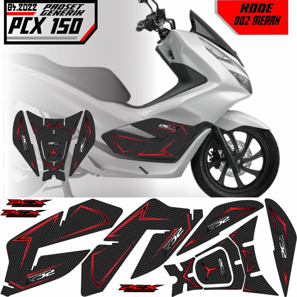 Sticker Tankpad Sidepad Full Set Honda Pcx 150 ALL HONDA PCX 150 KODE 003