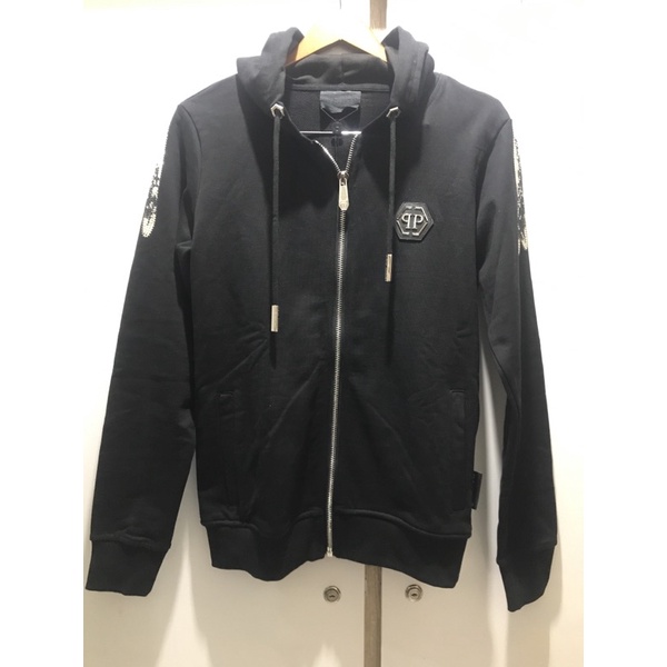 Brand New Philipp Plein zipper hoodie Ld 110 pjg 70 size L