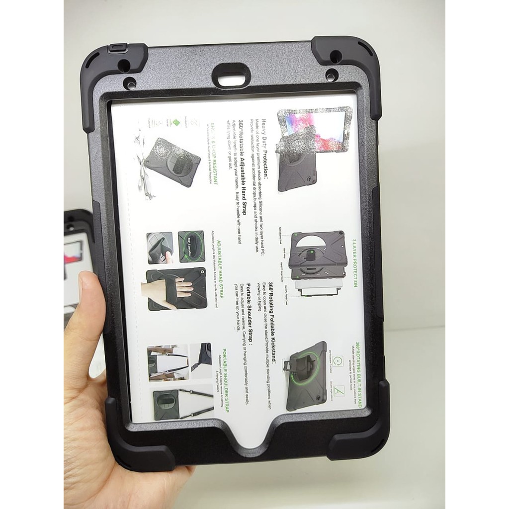 Hardcase Robot iPad Mini 5 2019 Casing iPad Mini 4 Rotary Case Handle iPad 10.2 2019 2020 Silicon Hard Back