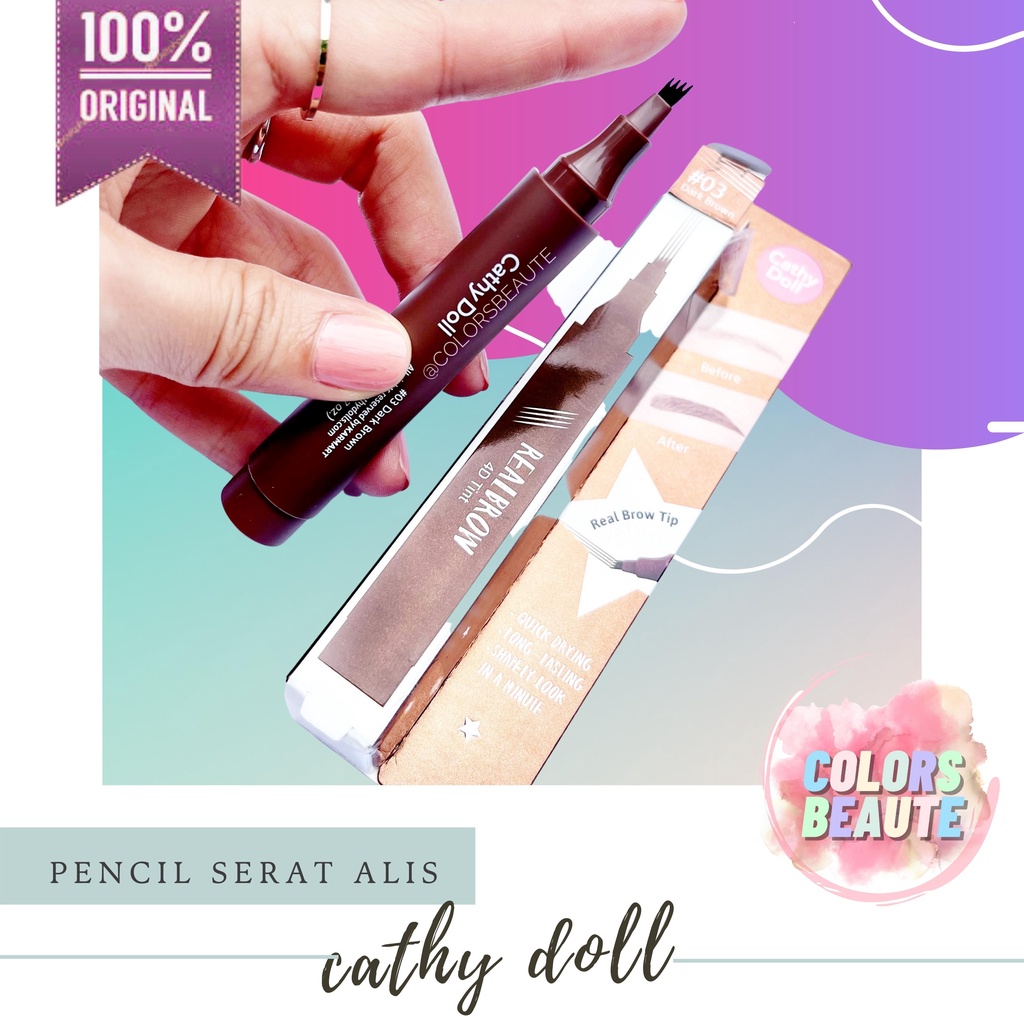 CATHY DOLL REALBROW 4D TINT SERAT ALIS