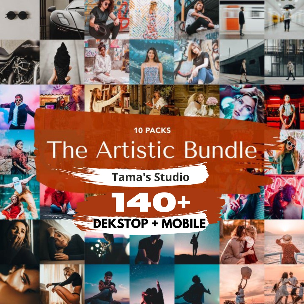 140+ The Artistic Bundles Lightroom Preset in 18 Packs Mobile IOS/Android &amp; Dekstop