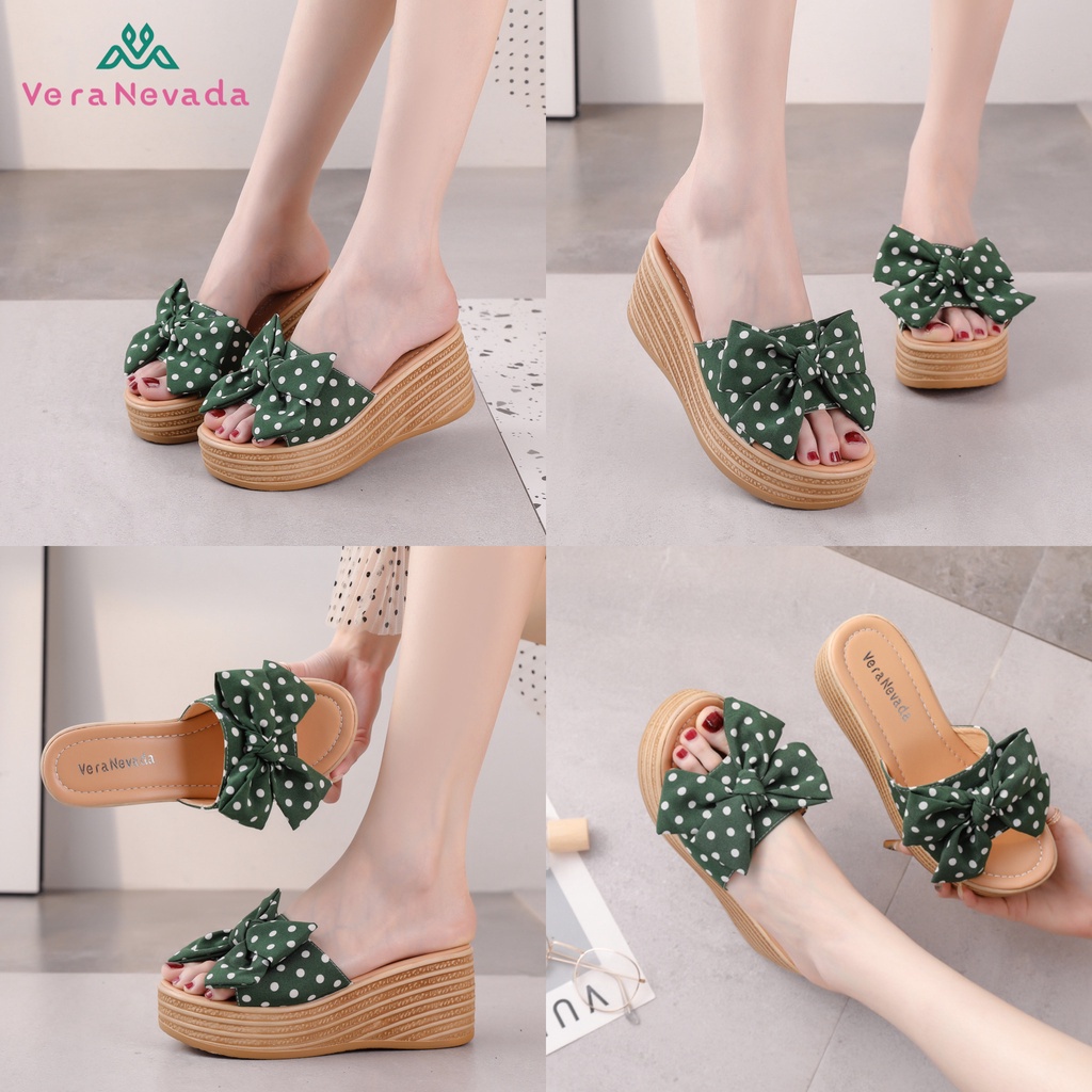 Ivony Seivona - VN1160 Vera Nevada Kaesha Sandal Wedges Wanita